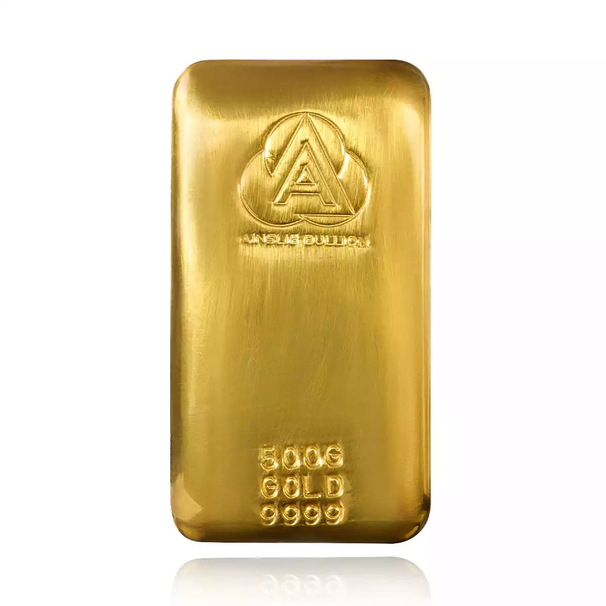 500g ainslie gold bullion.  the ainslie bullion 500g gold bar is the second largest gold bar available in the ainslie bullion range. the size gives in...