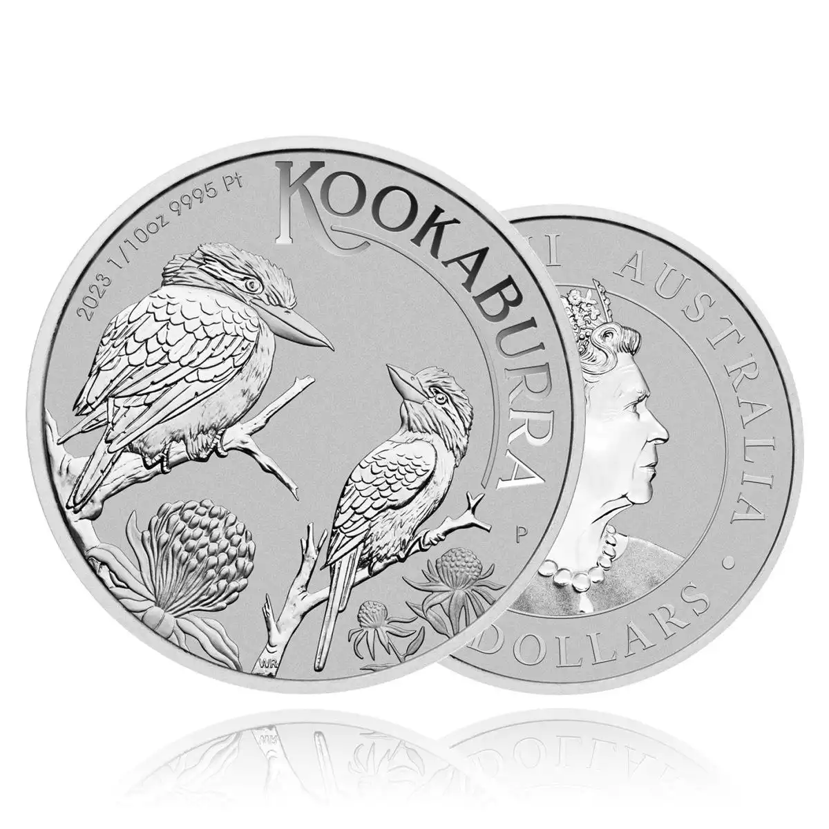1/10oz platinum coin 2023 kookaburra - perth mintan exclusive retail offer from ainslie. the australian kookaburra 2023 1/10oz gold bullion coin featu...