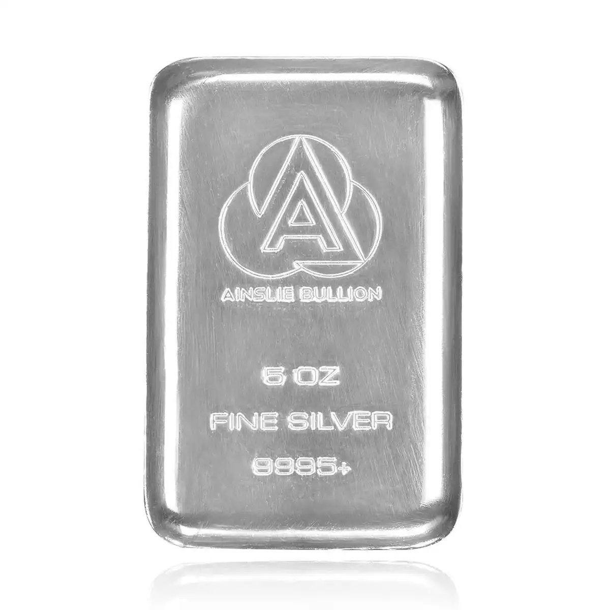 5oz ainslie silver bullion. the 5 oz ainslie silver bar strikes a nice balance of small size at an affordable price. the sleek and compact design make...